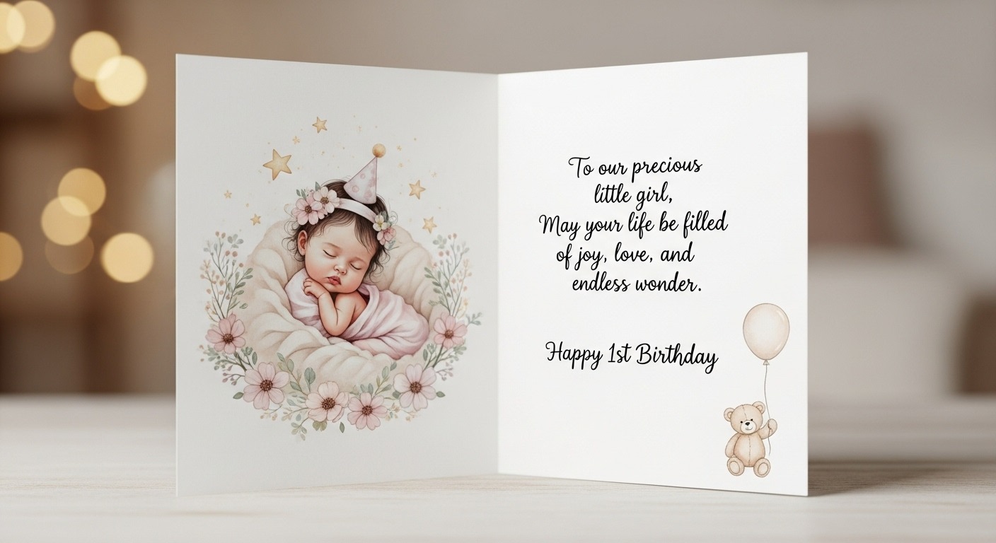 heart touching birthday wishes for baby girl