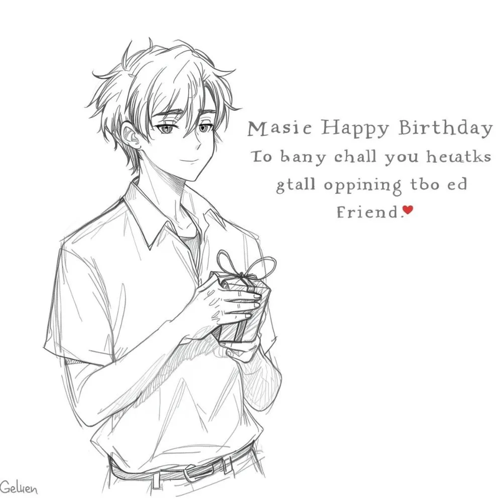 Male Boy Birthday Wishes Friend