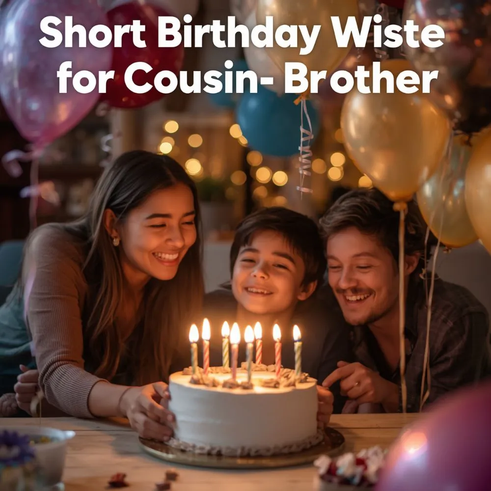Short Birthday Wishes for Cousin Brother