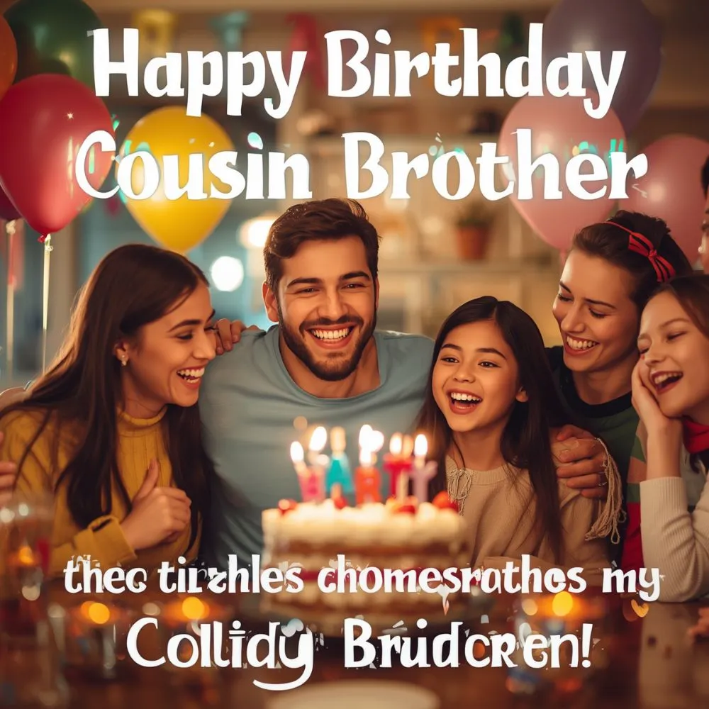 Special Birthday Wishes for Cousin Brother