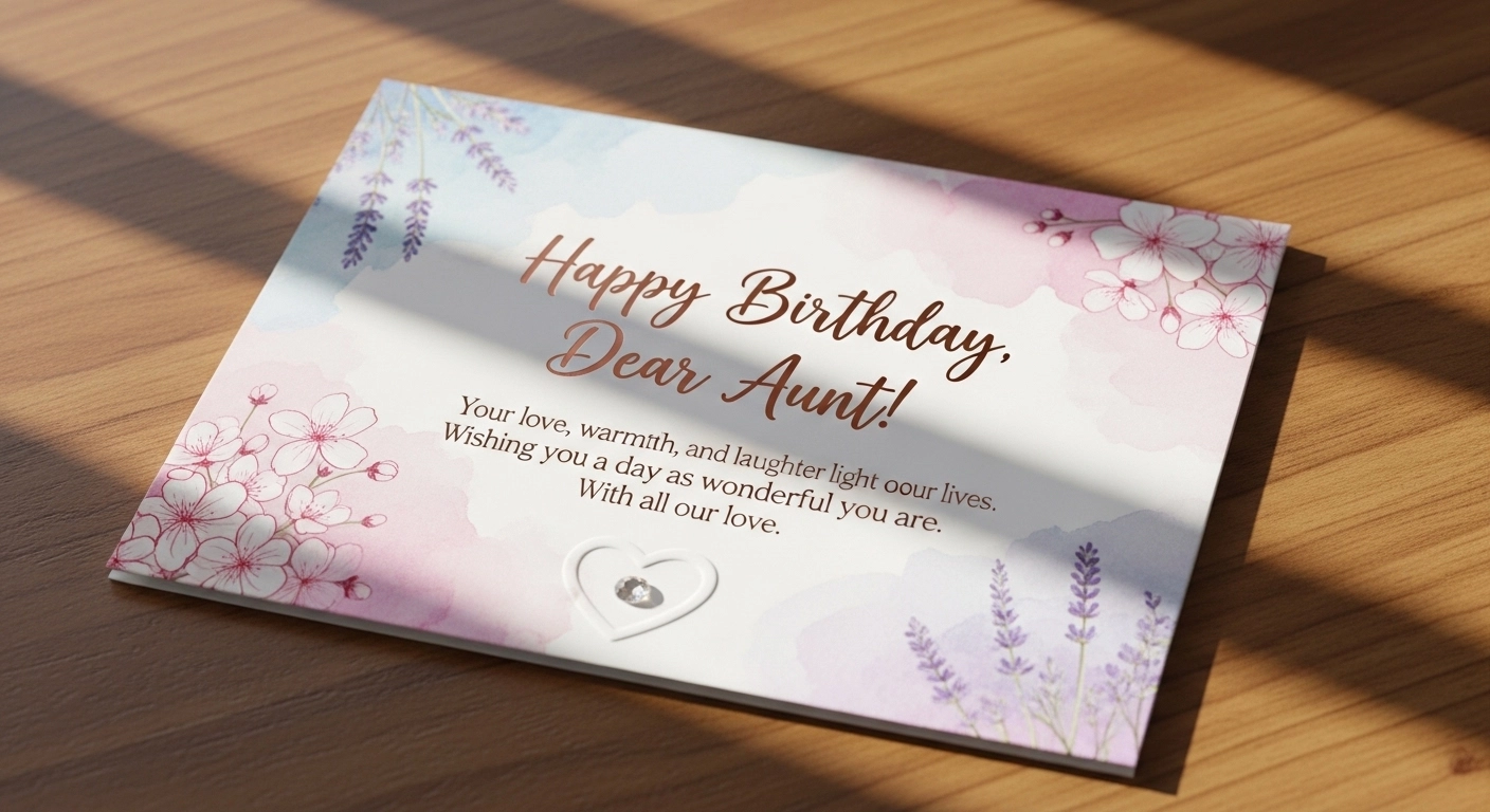 heart touching birthday wishes for aunt