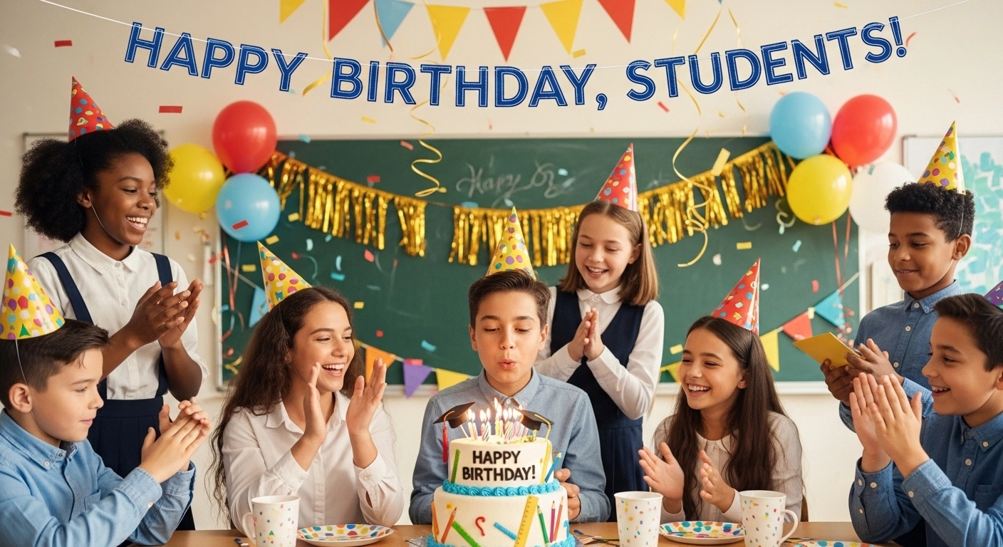 birthday wishes for students