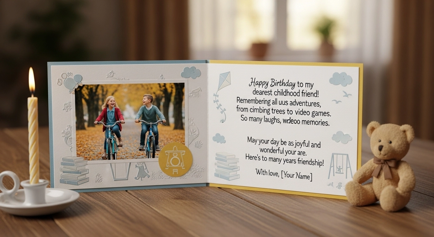 birthday wishes for childhood friend