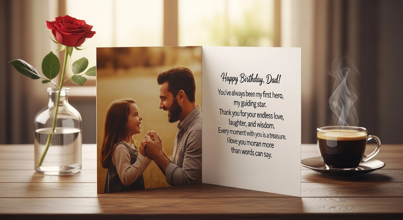 short heart touching birthday wishes for father from daughter