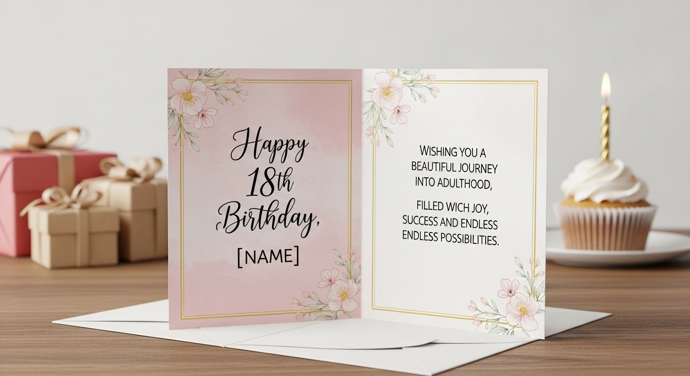 18th birthday wishes for girl