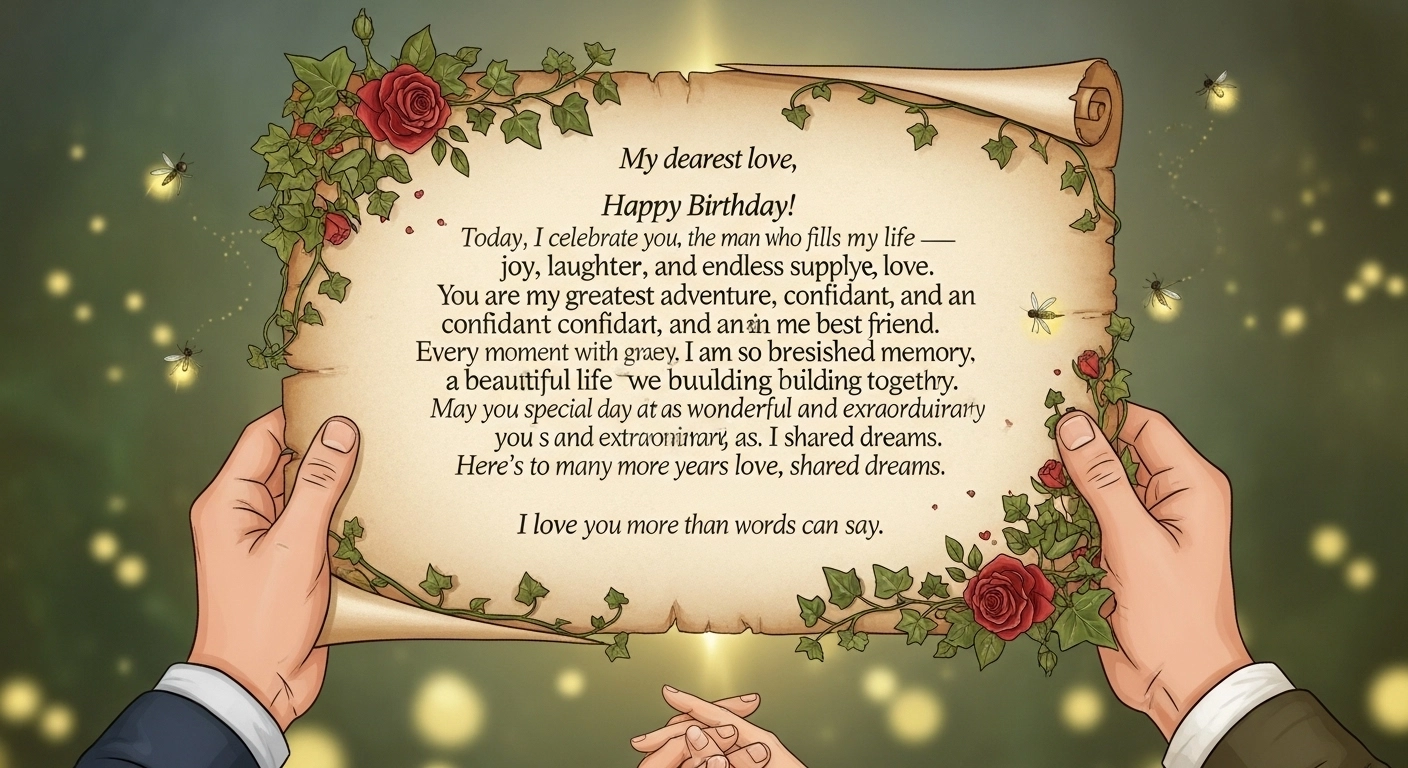 heart touching birthday wishes for boyfriend paragraph