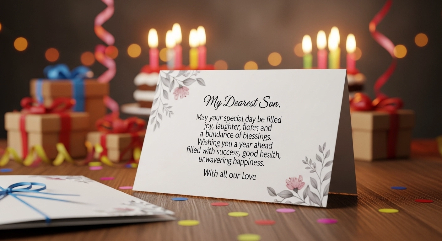 blessing birthday wishes for son quotes