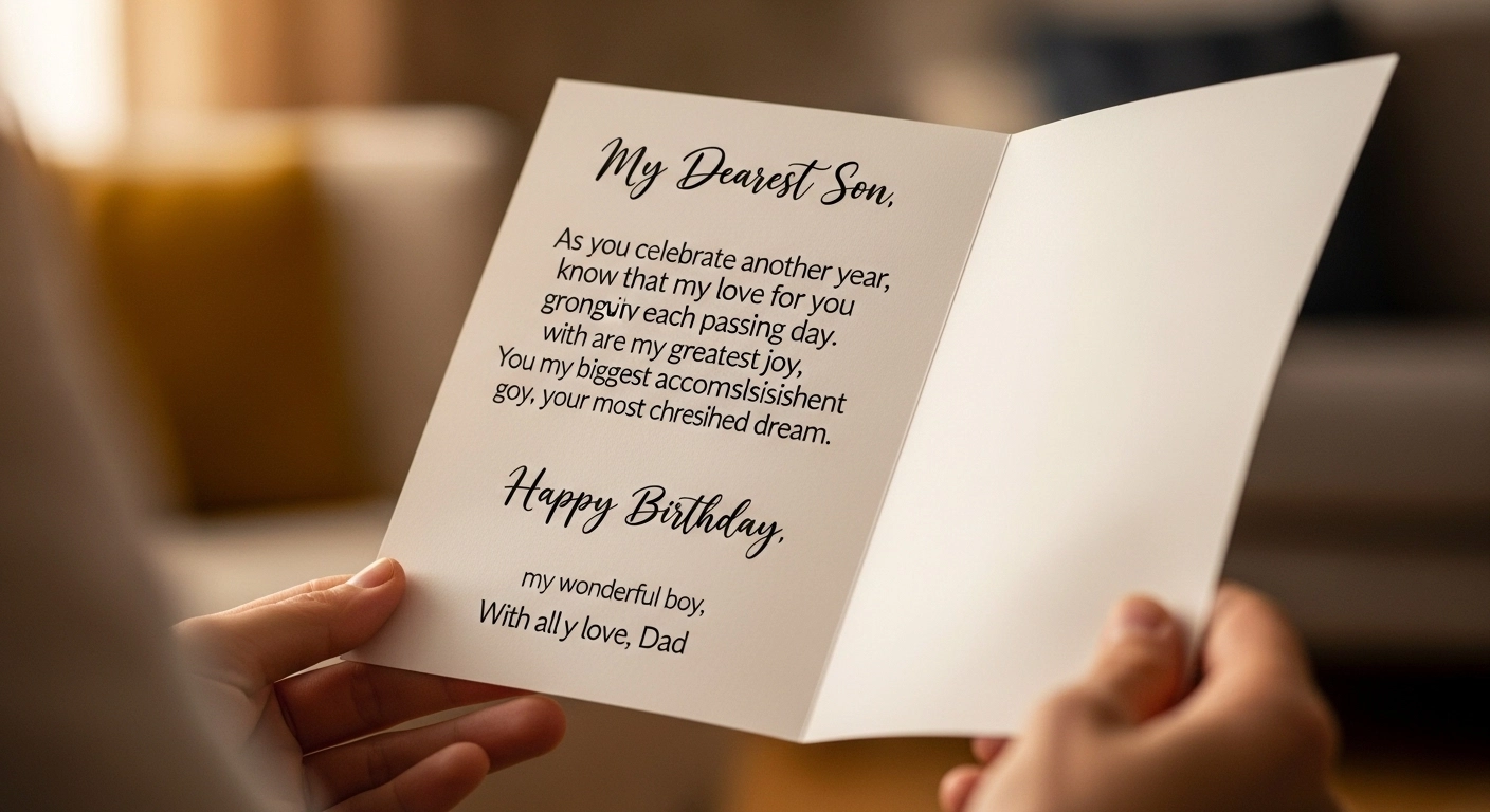 emotional birthday wishes for my first son