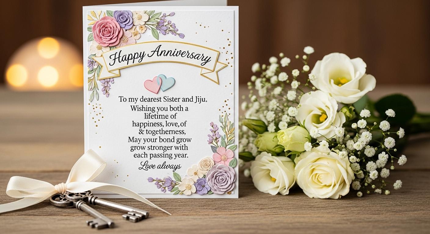 anniversary wishes for sister and jiju