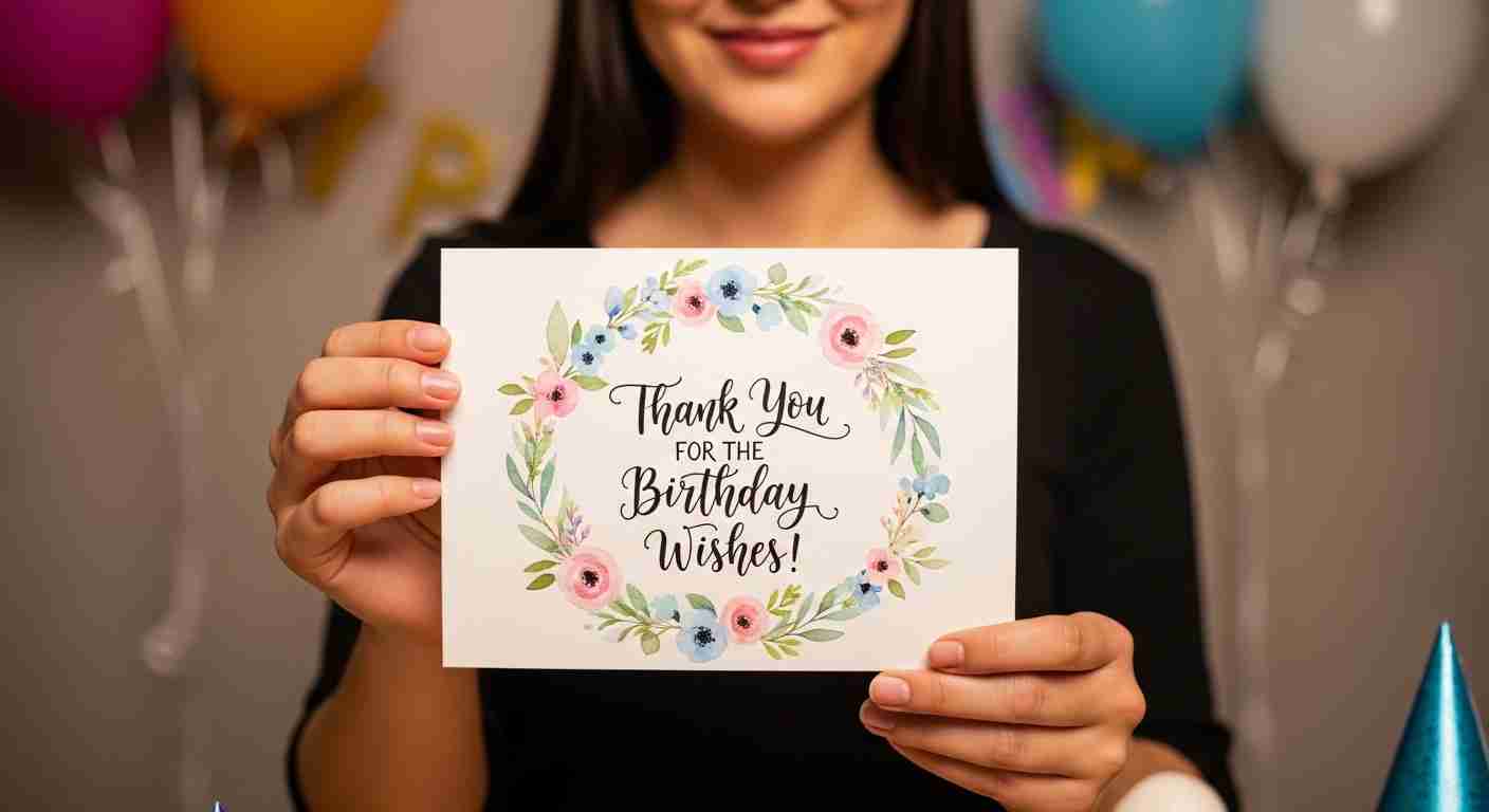 how to thank for birthday wishes