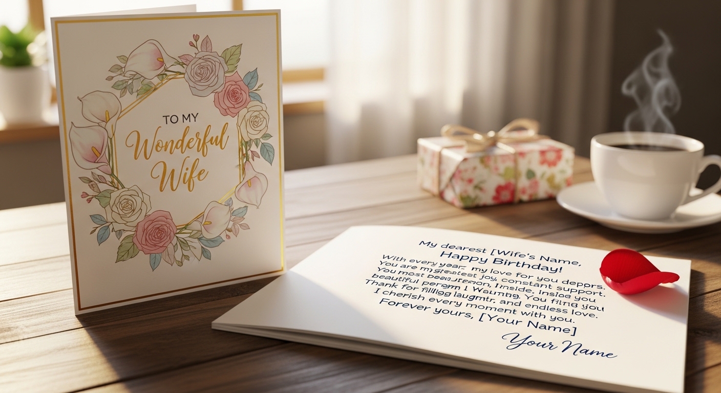 impressive birthday wishes for wife