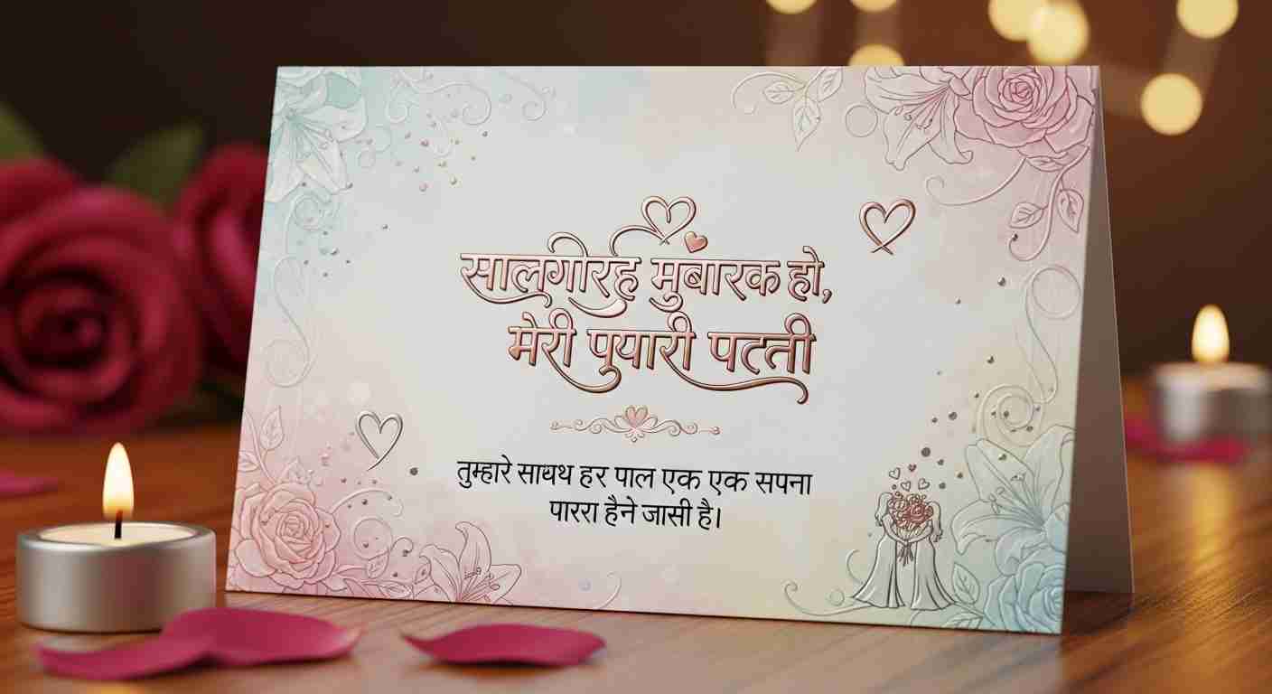 anniversary wishes for wife in hindi