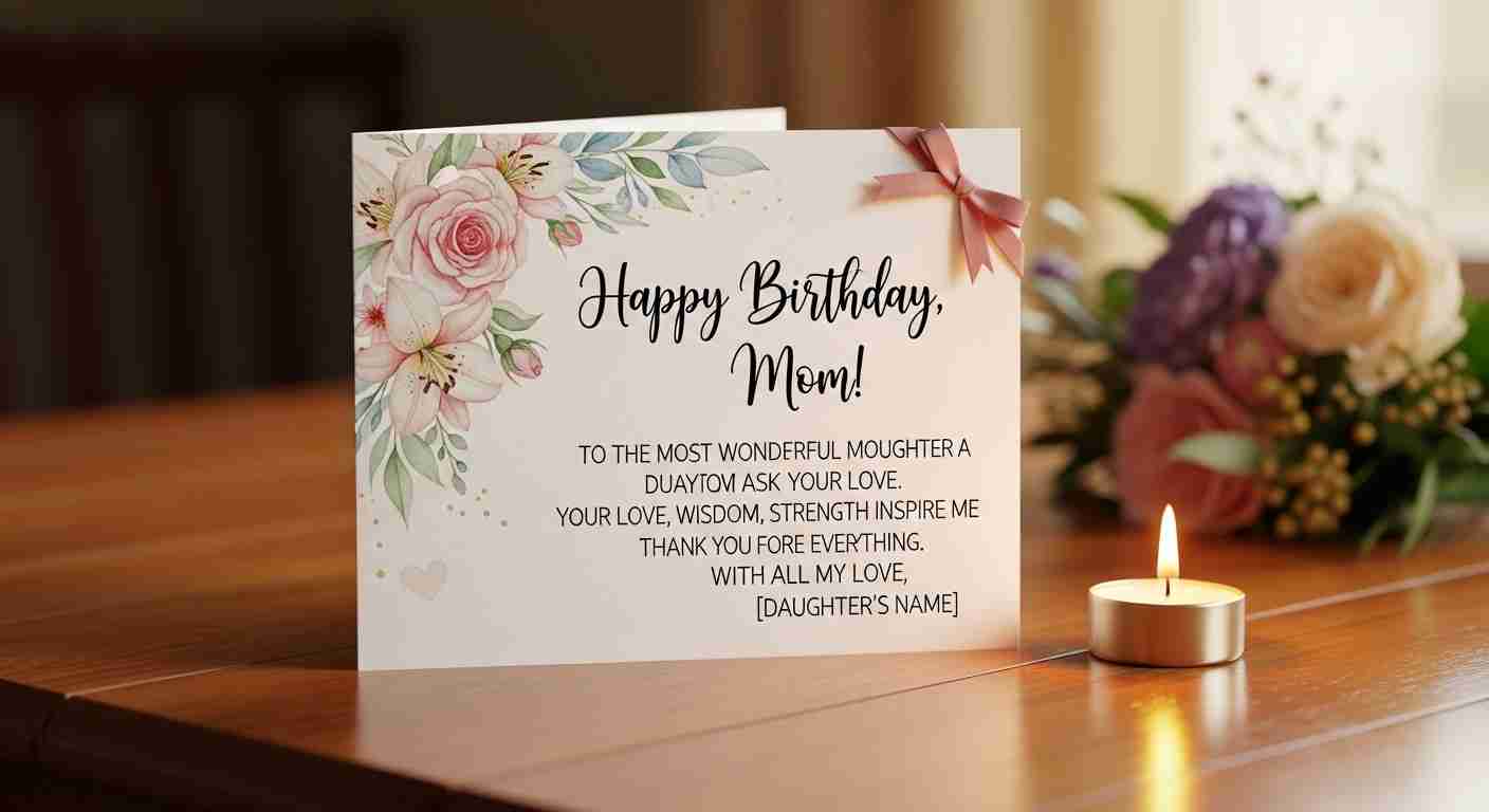 birthday wishes for mother from daughter