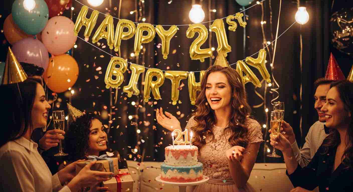 21st birthday wishes for a girl