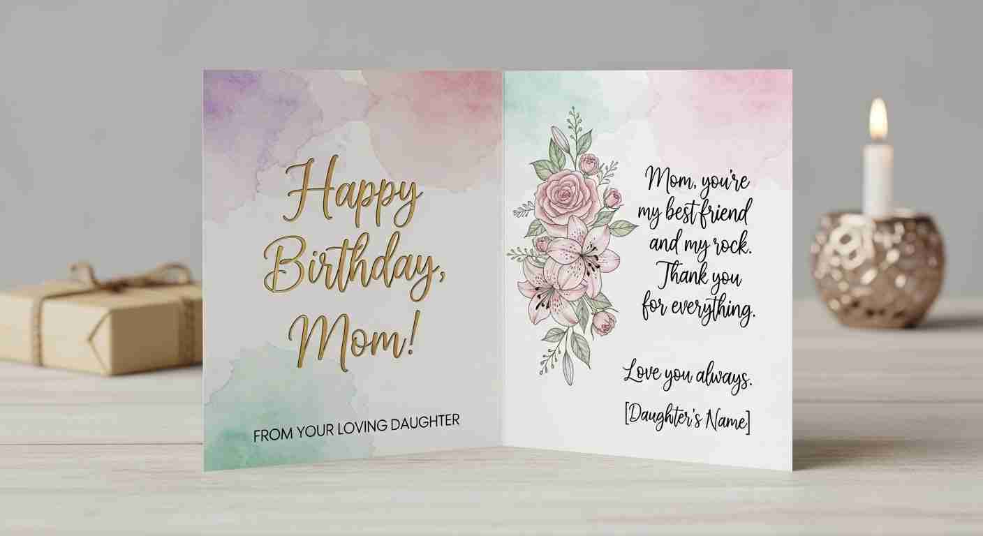 short birthday wishes for mom from daughter