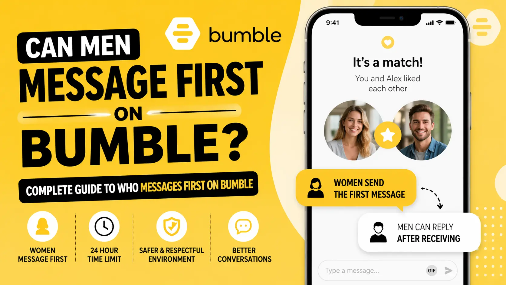 can guys message first on bumble