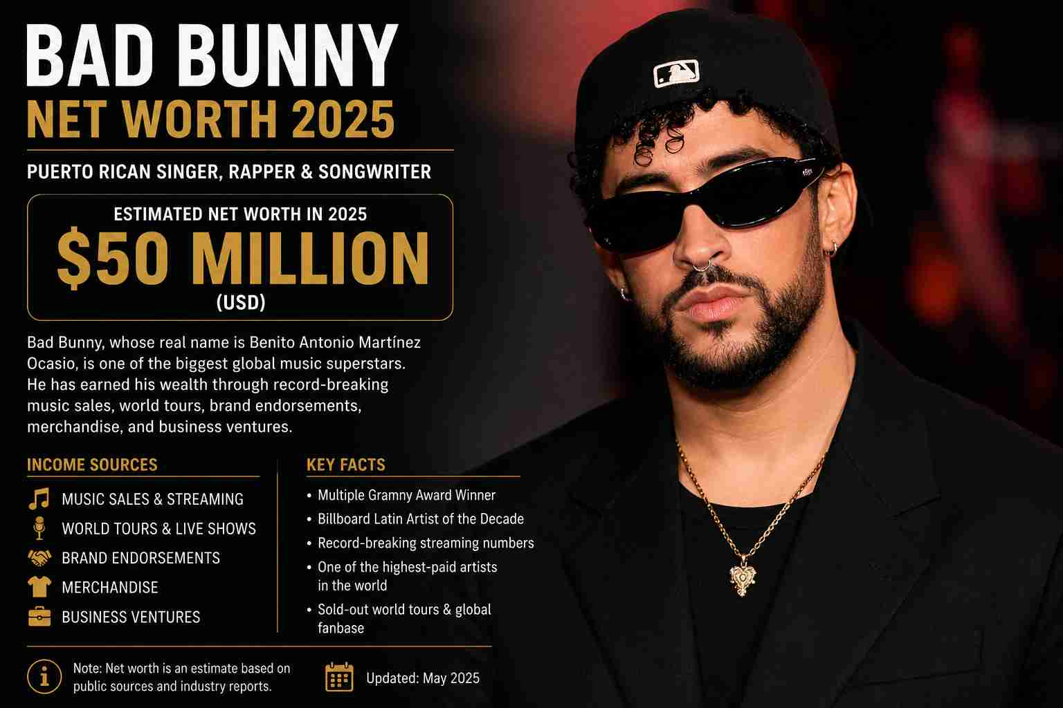 bad bunny net worth 2025