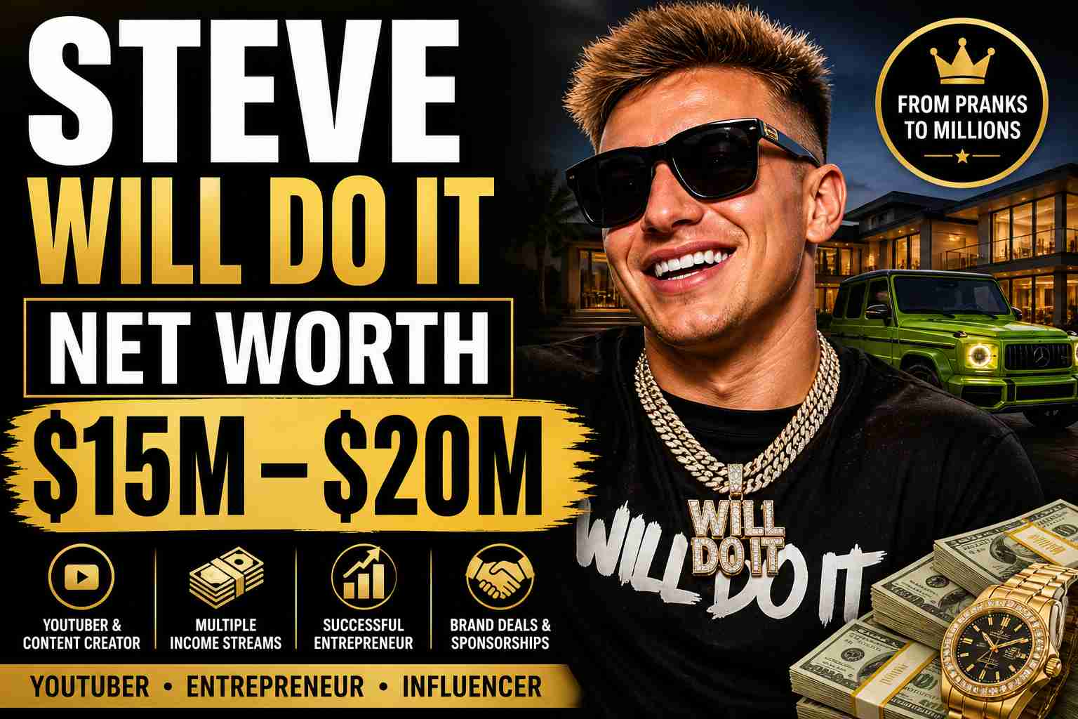 steve will do it net worth