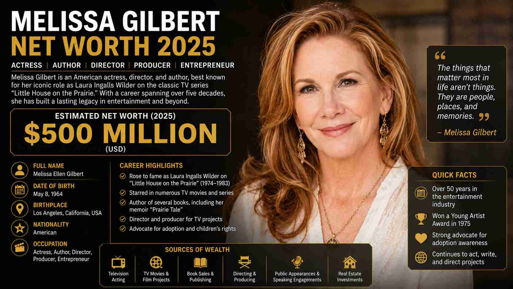 melissa gilbert net worth